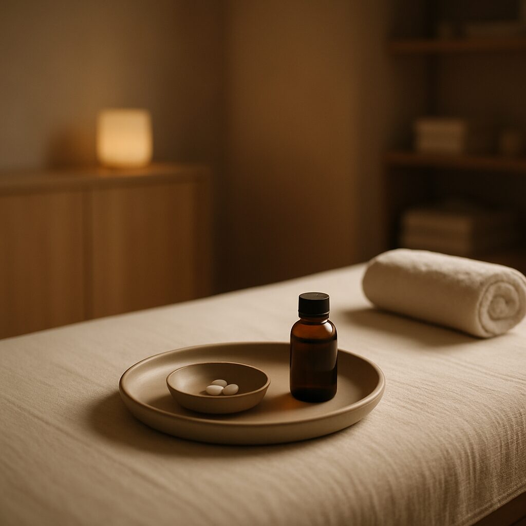 약 복용 후 마사지