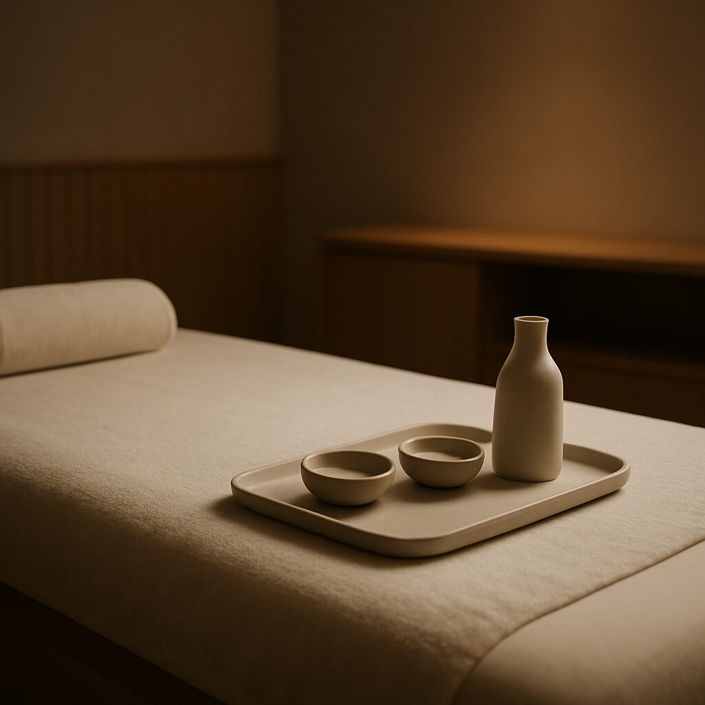 마사지 간지러움 아픔 구분