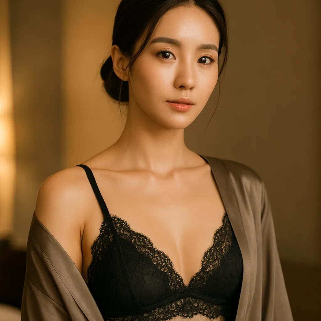 영등포 지역 홈케어 프로필의 관리 스타일을 비교하는 분위기의 여성 포트레이트