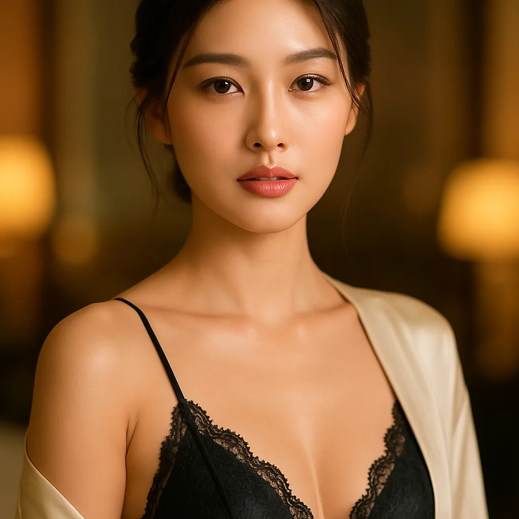 강서와 영등포 예약 전 출장비 포함 여부를 계산하는 여성 포트레이트