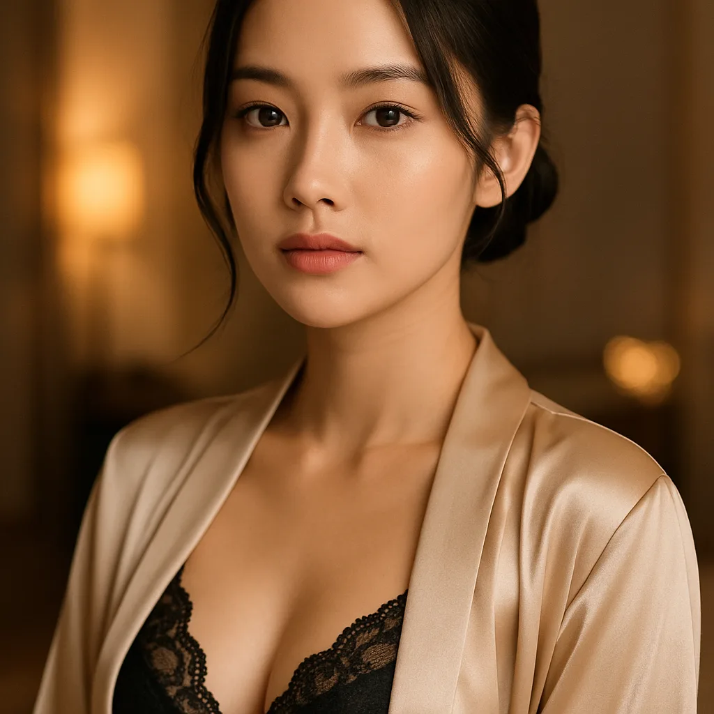강서와 영등포 이동 일정을 생각하는 한국인 여성 포트레이트