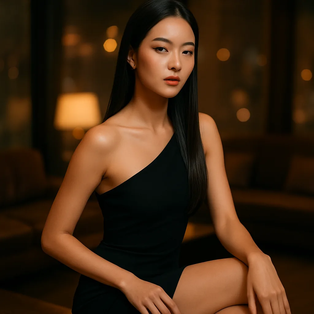 비 오는 밤에도 예약을 안정적으로 진행하는 인물 포트레이트