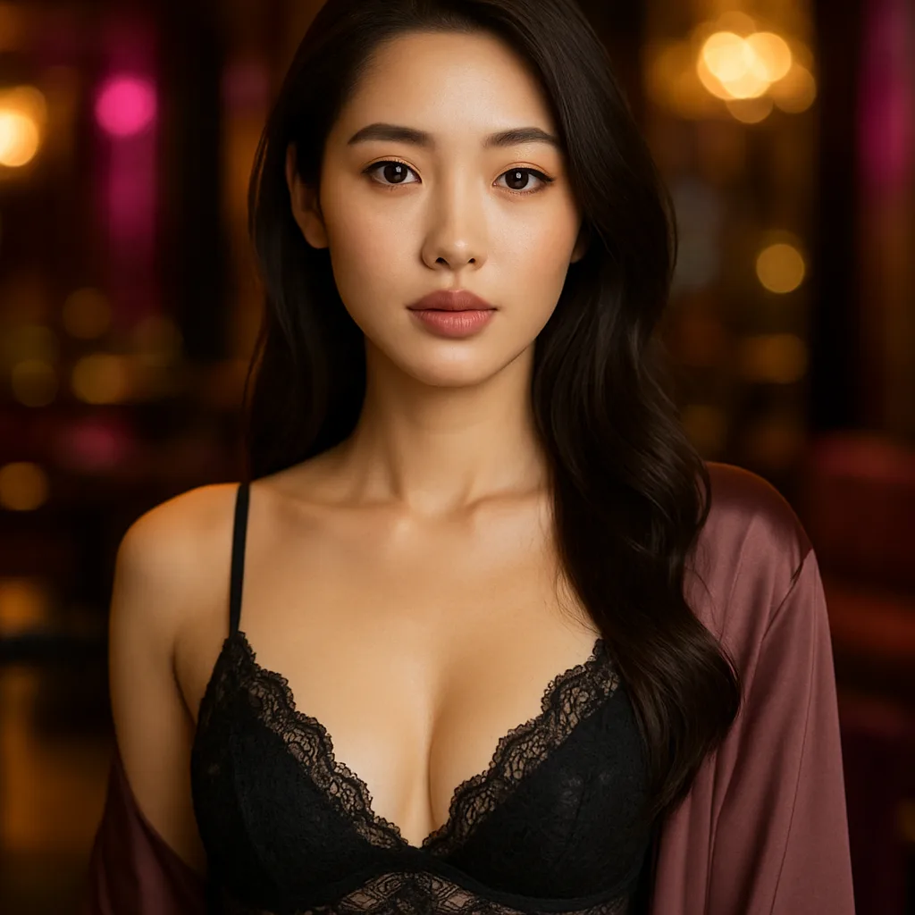 이벤트 가격을 보고 의심 포인트를 체크하는 모습의 한국인 여성