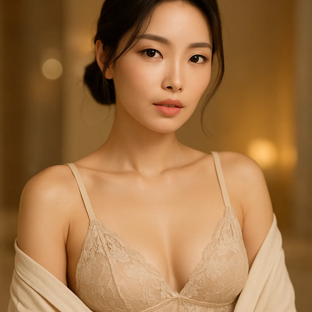 원하는 케어 우선순위를 정리하며 대화하는 한국인 여성